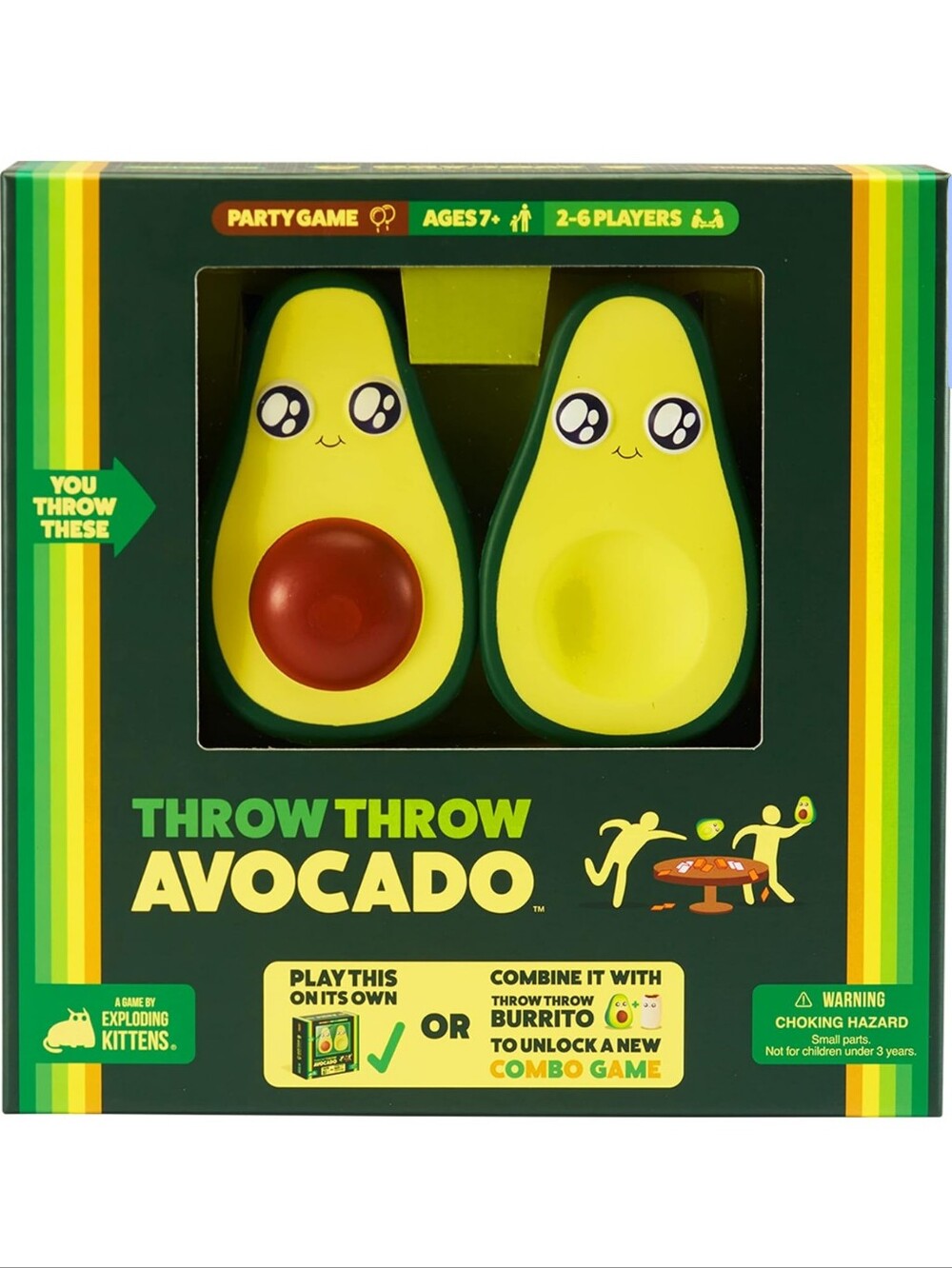 NWT Throw Throw Avocado Soft Toss Game